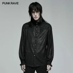Punk Rave Store Gothic Asymmetric Shirt