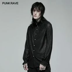 Punk Rave Store Gothic Asymmetric Shirt