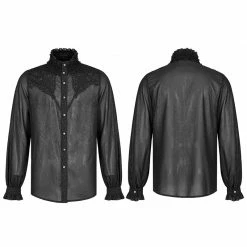 Punk Rave Store Gothic Asymmetric Shirt