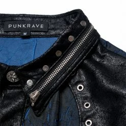 Punk Rave Store Punk Personality Crack Shirt