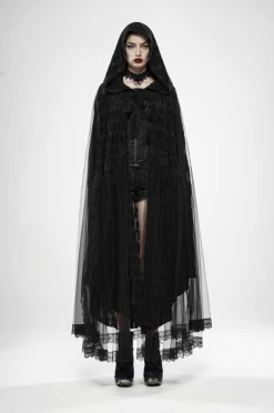 Punk Rave Store Cloak Gothic Rotten Devil Angel Long Cape